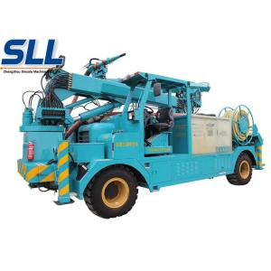 China Wet mix concrete sprayer trailer robot arm electric motor and diesel two-motor drive supplier