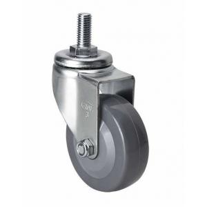 70kg Threaded Swivel PU Caster 3" Edl Light 3633-74 Customized Request Without Brake