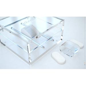 China Stylish Designed Perspex Single Watch Box W/ PU Pillow Hi-Clear Acrylic 180*180*90 mm supplier