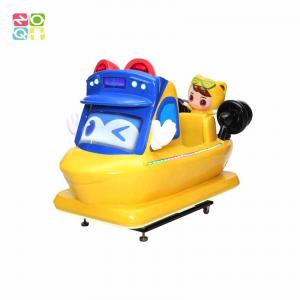 China Amusement Rescue Boat Kiddie Ride 1 Seat With 15 Inch Screen supplier