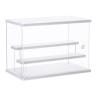 China 3-Layer Transparent Acrylic Box Display Case Holder Cube With Door Collection Mini Action Character wholesale