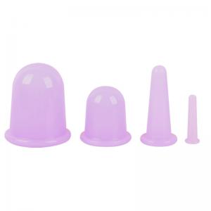 China 4 Pieces Silicone Vacuum Suction Cup For Eye Face Massager supplier