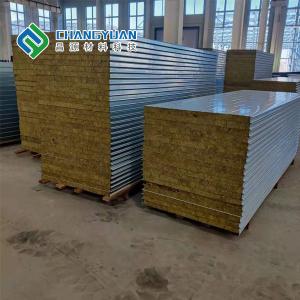 China Fireproof Insulation Sandwich Panels Silicon Rock Insulated Wall Panels supplier