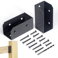 China Stainless Steel Concealed Joist Bracket for 2x4 Stair Wood Handrail Deck Railing on sale