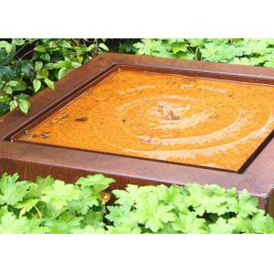 Outdoor Decorative Metal Garden Sculpture Water Features Customized