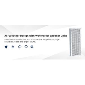China Waterproof Sound Column Speaker 20W Aluminum Column PA Speaker wholesale