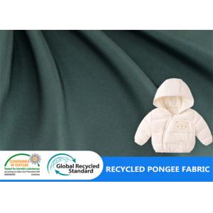 50Dx50D 100% Polyester Pongee Recycled PET Fabric For Winter Jacket Clothing
