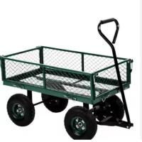 China Tools Heavy Duty Mesh Wagon Cart with Removable Sides and Rubber Tire from for sale