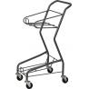 China Four Wheeled Supermarket Shopping Cart wholesale