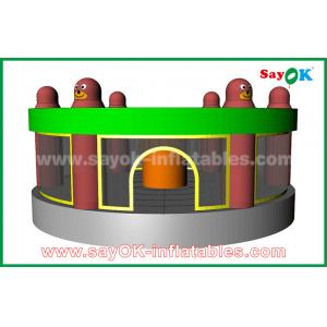 China Giant Inflatable Games Funny Inflatable Sports Games Human Whack A Mole Game With Air Blower supplier