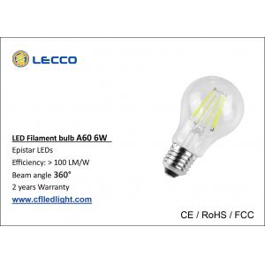 China Led Light Bulb Decorative Filament , Incandescent Filament Lamp For Hotel supplier