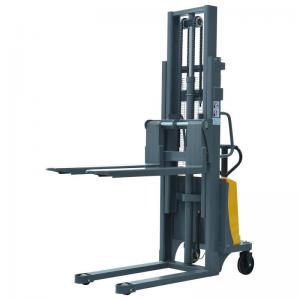 China 1000KG Manual Motorized Semi Electric Pallet Stacker supplier