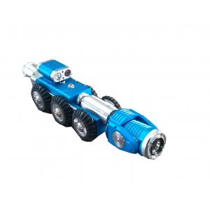 China Pan And Tilt Sewer Pipe Inspection Crawler Camera Adjustable Light Brightness For Small Pipe supplier