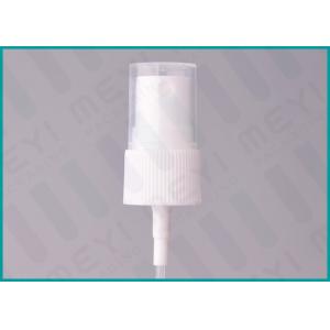 China White Ribbed 20/410 Fine Mist Sprayer / Non Spill Perfume Spray Pump For Toner supplier