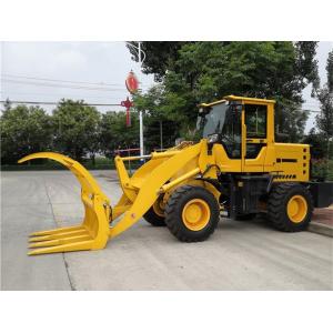 China Famous Brand ET920 Front Wheel Loader With Hay Fork Grass Loader With Grapple