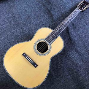 Custom Grand Jimmie Rodgers 000-45s All Solid Wood Acoustic Guitar Ebony Fingerboard Abalone Binding Accept Customized