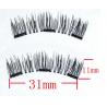 2018 top quality private label eyelashes magnet lashes false synthetic magnetic