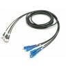 4 cordón de remiendo del SC G657A1 4.8/7.0m m LSZH FTTA CPRI de la base FC-