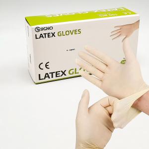 6ml Latex Surgical Gloves Sterile Powdered Safety Hand Latex Examination Glove