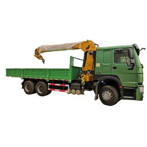 SINOTRUK HOWO Truck Mounted Crane XCMG Crane 10T 6X4 Truck Bed Mounted Crane