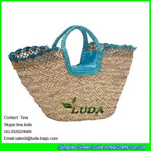 LUDA new ladies custom design bag fashion seagrass straw beach bags