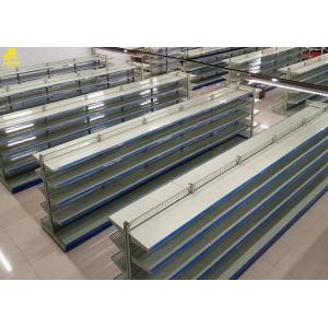 China 65KG / Layer Wire Gondola Shelving / Large Supermarket Display Racks supplier