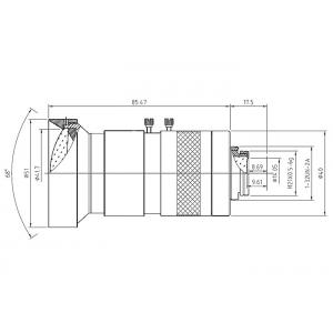 China 1 12mm F1.8 10Megapixel C Mount Low Distortion ITS Lens with IR Collection, IR Traffic Monitoring Lens supplier