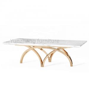 Elegant Stylish Gold Center Table For Living Room Simple Structure