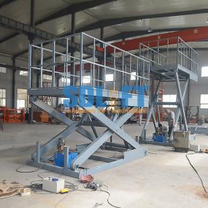 China Easy Operation Vehicle Scissor Lift Car Lifts For Home Garage Multi Color supplier
