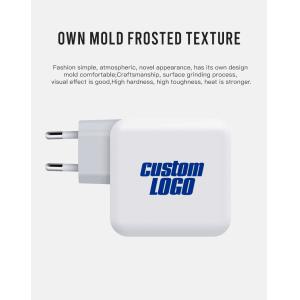 China Cargador de pared de alta potencia USB-C de 140W con 2 clavijas EU – Adaptador de carga rápida Tipo-C para portátil, tableta, Steam Deck, MacBook, uso en viajes wholesale