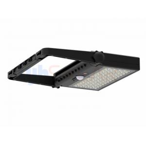 Black Pad Shape Solar Flood Lights Outdoor Over 1000Lm With CE RoHS Approval