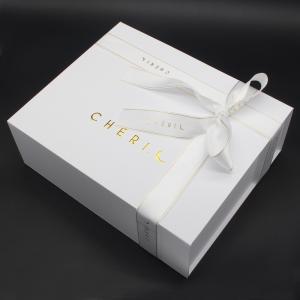 China Printed Paper Luxury Wedding Gown Dress Packaging Gift Box supplier