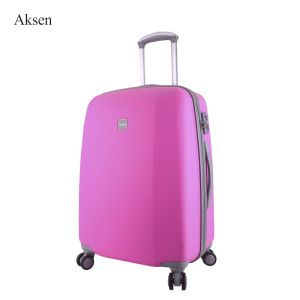 China Spinner Caster Hard Shell Luggage One-Piece Zipper Trolley Case with TSA Combination Lock wholesale