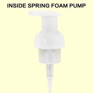 Inside Spring Foaming Soap Pump For Recycled Plastic Bottles Can Position