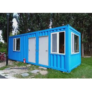 China 20FT Residential Prefab Container House With Tempered Bulletproof Window supplier