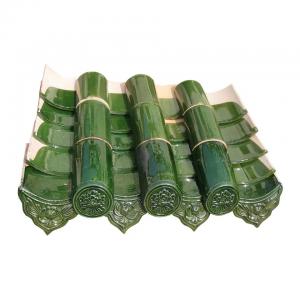 China Temple Pavilion Villa Chinese Style Classic Glazed Roof Tiles Free Sample supplier
