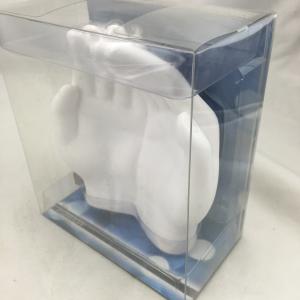China Modelo plástico macio flexível ECO branco Resuable amigável da mão com caixa do PVC supplier