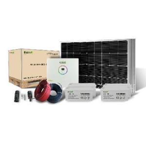 Système photovoltaïque de remisage des batteries de puissance de panneaux solaires de 5KW 10KW