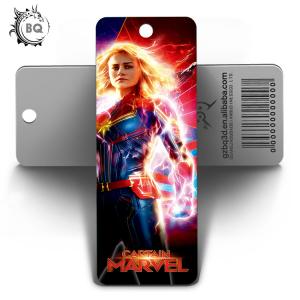 Custom Lenticular Promotional 3d Holographic Bookmarks 0.6mm PET+157g Coated Paper