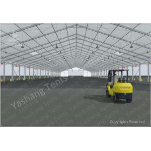 China Aluminium Frame Marquee Large Storage Tents Flame Retardant 40M x 140M wholesale