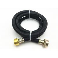 China 10MM SBR Material Black Washing Machine Hose Assembly with Fiber Braided on sale