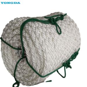 Polyamide Multifilament Fibre Nylon Braided Ropes High Tensile Strength 28mm