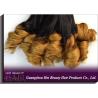 Grade 7A Colored Human Hair Extensions , Spring Curl Virgin Brazilian Hair OEM