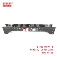 China 8-98014074-3 Truck Chassis Parts Second Cross Member For ISUZU 700P 4HK1 8980140743 on sale