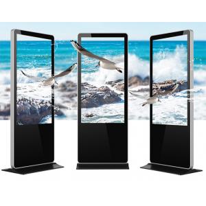 Portable Floor Standing LCD Poster Digital Signage Indoor LCD Kiosk For Shopping Mall