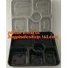 Disposable Plastic Blister Food Tray,Wholesale customized black disposable