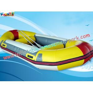 China Customized 0.9mm Inflatable Boat Toys PVC Tarpaulin Fabric River Rafting supplier