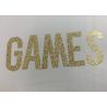 China 300gsm Letters 5&quot; Tall Gold Glitter Paper Letters For Party Decoration wholesale