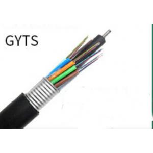 Telecommunication 4 Core Fiber Optic Cable Outdoor Single Mode Fiber GYTS National Standard