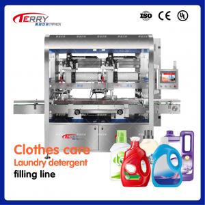 China 8 Heads Detergent Filling Machine 2000ml-5000ml Detergent Liquid Packing Machine supplier